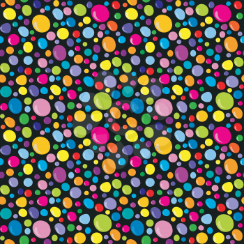 Colorful drops seamless background