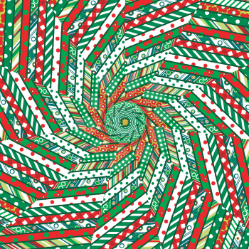 Abstract Christmas mosaic background