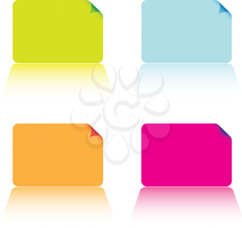 Royalty Free Clipart Image of a Card Collection