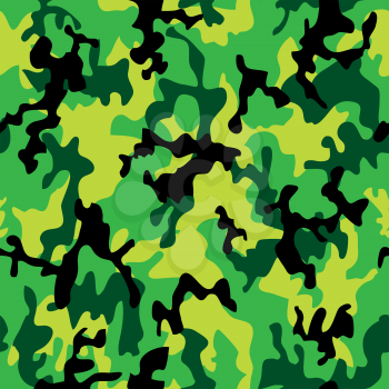 Royalty Free Clipart Image of Green Camouflage