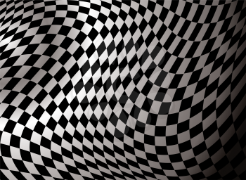 Royalty Free Clipart Image of a Checkered Background