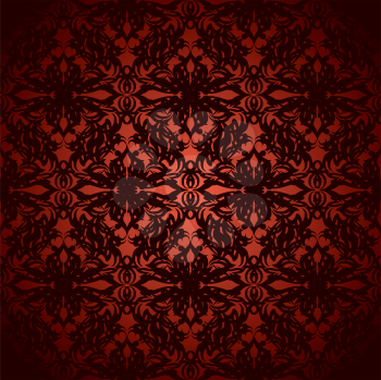 Royalty Free Clipart Image of a Black and Deep Red Wallpaper