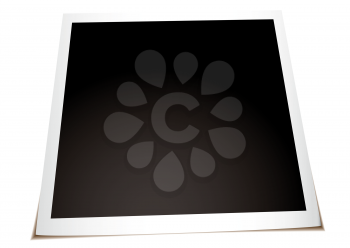 Royalty Free Clipart Image of an Instant Photo