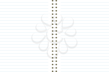 Royalty Free Clipart Image of a Spiral Binder