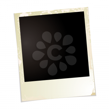 Royalty Free Clipart Image of a Polaroid