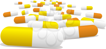 Royalty Free Clipart Image of a Capsule