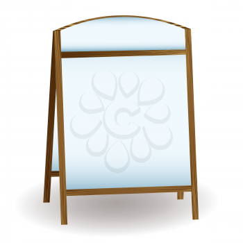 Royalty Free Clipart Image of a Notice Board