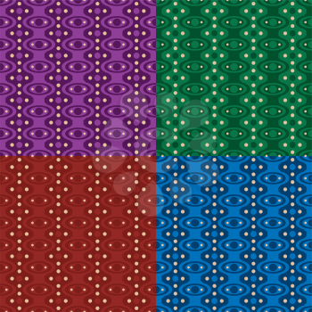 Royalty Free Clipart Image of Retro Wallpaper