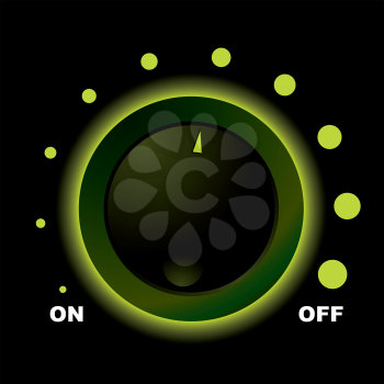 Royalty Free Clipart Image of a Dial