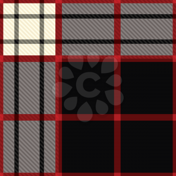 Royalty Free Clipart Image of a Tartan Pattern