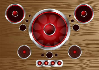 Royalty Free Clipart Image of a Speaker
