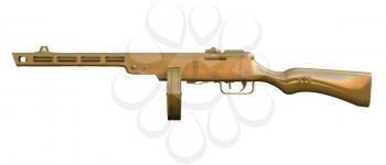 Royalty Free Clipart Image of a Firearm