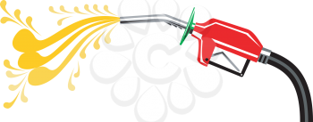 Royalty Free Clipart Image of a Gasoline Pump