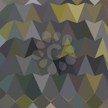 Low polygon style illustration of a feldgrau gray abstract geometric background.