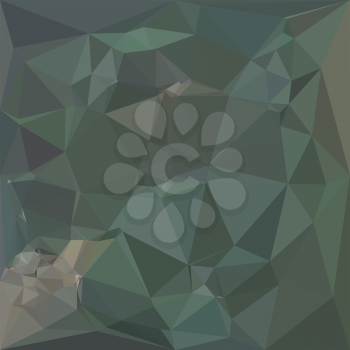 Low polygon style illustration of a light sea green abstract geometric background.