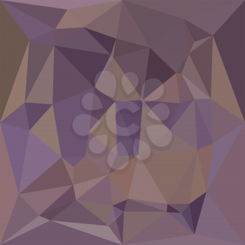 Low polygon style illustration of a medium purple abstract geometric background.