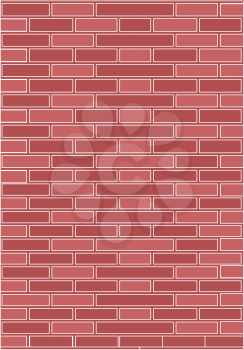 Royalty Free Clipart Image of a Brick Wall