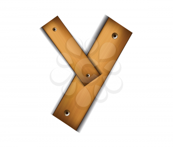 wooden letter