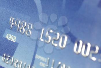 Royalty Free Photo of a Closeup of a Credit Card