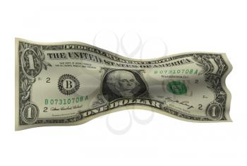 Royalty Free Photo of a One Dollar American Bill