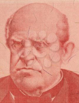 Royalty Free Photo of Domingo Sarmiento on 100 Austral 1985 Banknote from Argentina. Activist, intellectual, writer and the 7th president of Argentina.
