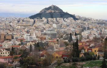 Royalty Free Photo of Lycabettus Hill, Athens, Greece