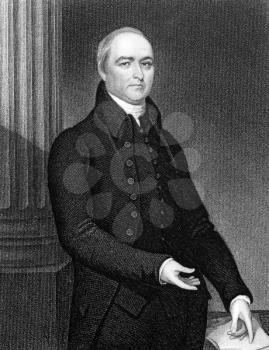Timothy Dwight IV (1752-1817) on engraving from 1834. American academic and educator, a Congregationalist minister, theologian and author. Engraved by J.B Forrest and published in ''National Portrait 