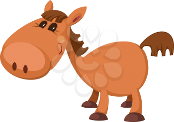illustration of a little horse