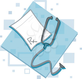 Royalty Free Clipart Image of Physician's Object