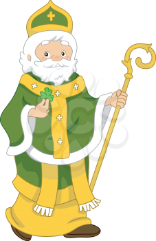 Illustration of Saint Patrick