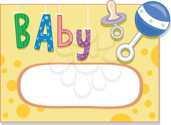Card Design with a Baby Theme