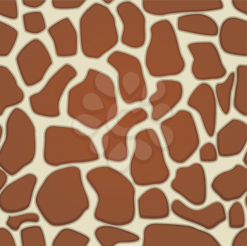 Royalty Free Clipart Image of a Giraffe Background