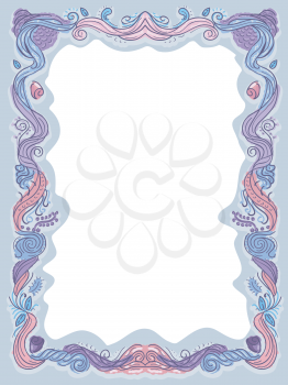 Frame Illustration with an Abstract Design
