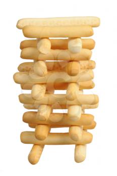 Royalty Free Photo of Stacked Crackers