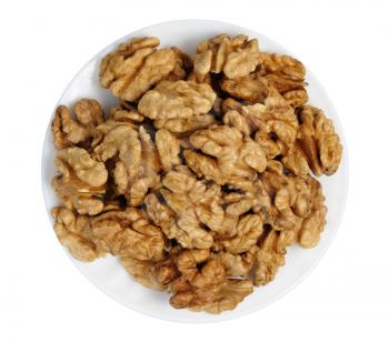 Royalty Free Photo of Walnuts in a Dish