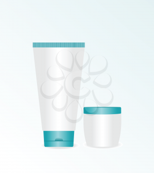 Royalty Free Clipart Image of Cosmetic Creams