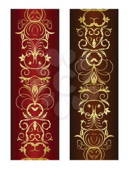 Royalty Free Clipart Image of Ornate Designs
