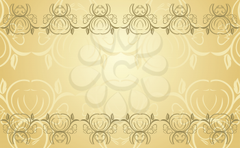 Royalty Free Clipart Image of a Floral Illustration