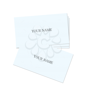 Royalty Free Clipart Image of Business Cards