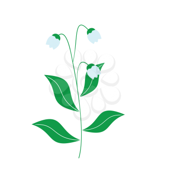 Royalty Free Clipart Image of a Lily 