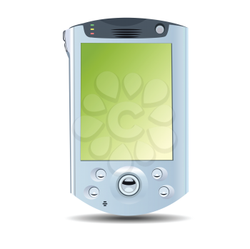 Royalty Free Clipart Image of a PDA