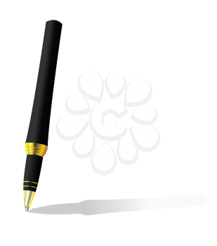 Royalty Free Clipart Image of a Pen 