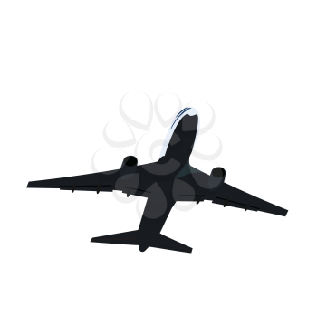 Royalty Free Clipart Image of  an Airplane 