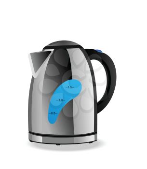 Royalty Free Clipart Image of an Electric Kettle