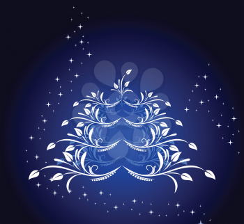 Royalty Free Clipart Image of a Christmas Design