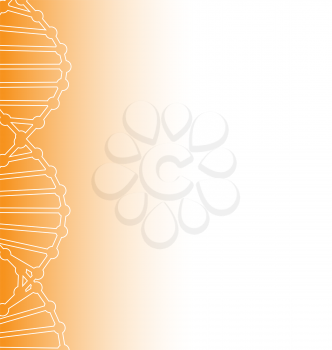 Science Template Design Card, Wallpaper, Banner with a DNA molecules of Backdrop - vector