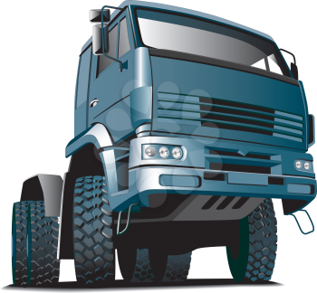 Royalty Free Clipart Image of a Truck