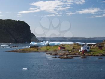 Royalty Free Photo of an Iceberg in the Bay of Newfoundland
