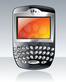 Royalty Free Clipart Image of a Personal Cellphone