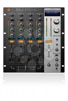 Royalty Free Clipart Image of a Music Mixer